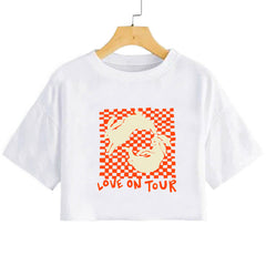 Women's Letter Short Sleeve T-Shirt