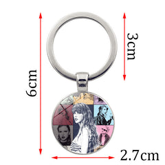 Taylor Graphic Keychain Pendant