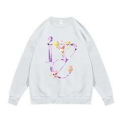 Girl Group Album Logo Printed Sweatshirt