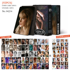 92pcs Taylor Photo Card Stickers