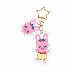 SKZ Pudding Keychain Acrylic Pendant