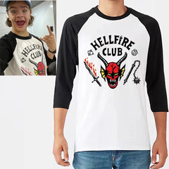 Unisex Hellfire Club Print Cosplay Shirt