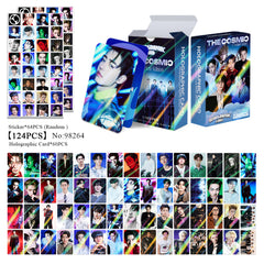 124PCS EN- "The Cosmic" Holographic Photocard Sticker