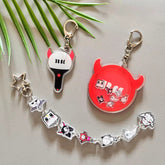 Cute KPOP Cartoon Pendant Keychain
