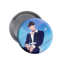 Pump Up The Volume Badge Brooch