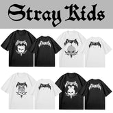 Trendy Kpop Cartoon Printed T-shirt