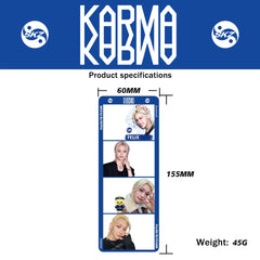 KPOP Album KARMA Pvc Bookmark Collection