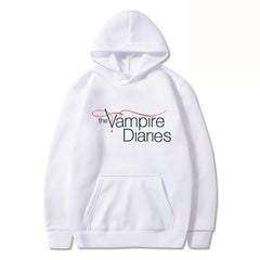 TVD Logo Printed Casual Hoodie