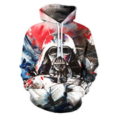 Unisex Comic 3D Print Casual Loose Hoodie