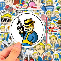 50 Fallout Game Graffiti Stickers
