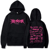 Unisex Kpop Fashion Letter Printed Pullover Hoodie