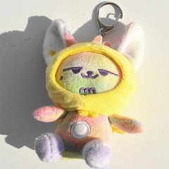 KPOP Colorful Tie-dye Dolls Keychain Pendant