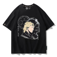 Men's Mandalorian Print Cartoon T-Shirt