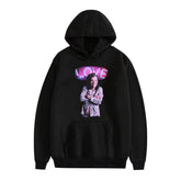 Women's Print Long-sleeved Pullover Pocket Hoodie