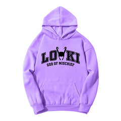 Unisex LOKI Printed Loose Casual Hoodie