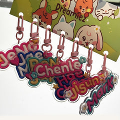 NCT DREAM Name Tag Keychain Accessories