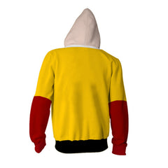 Unisex Anime 3d Printed Cos Zipper Hoodie