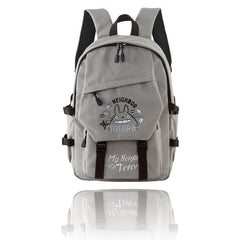 Cool Anime Logo Canvas Backpack