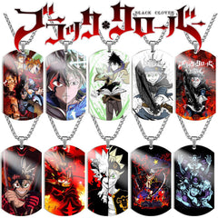 Asta Anime Printed Dog Tag Necklace