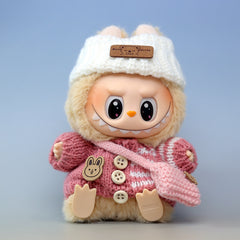 Knitted Sweater Hat Bag Doll Replacement Clothes Set