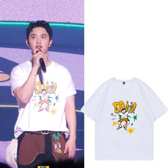D.O. DOit! Printed Round Neck T-shirt