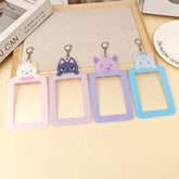 æ Karina Giselle Winter Ninging Acrylic Cartoon Card Holder Keychain