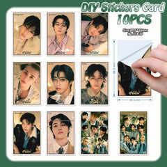 10PCS SKZ Card Stickers