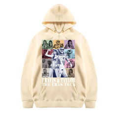 Unisex Taylor Graphic Print Pullover Loose Hoodie