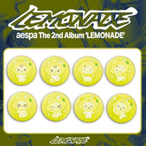AE "LEMONADE" Cartoon Badge Mirror Keychain