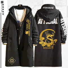 Men's Game ZhongLi Medium Long Trench Jacket