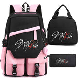 SKZ LOGO Backpack Lunch Bag Pencil Bag Three-piece Set