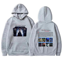 Unisex Tvd Pattern Pullover Hoodie