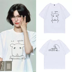 Yeji Cartoon Summer Cotton T-shirt