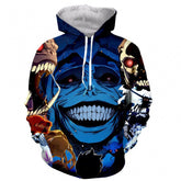 Men's Anime 3d Printed Loose Hoodie