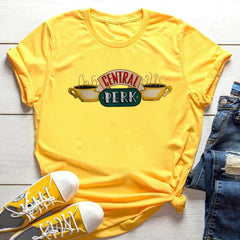 Women's Friends Central Perk Crew Neck T-shirt