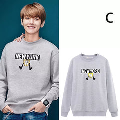 BAEKHYUN Chanyeol Loose Sweatshirt Top