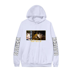 Casual Anime Pattern Print Pullover Hoodie