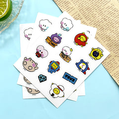 KPOP Cartoon PVC Waterproof Stickers