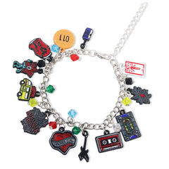 Retro TV Logo Pendant Bracelet