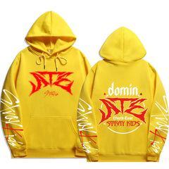 KPOP ATE LOGO Print Pullover Hoodie