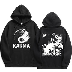 Casual Skz Karma Printed Hoodie Top