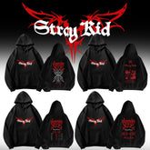 Unisex Kpop Graphic Print Pullover Hoodie