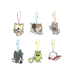 Cute Cartoon Kpop Acrylic Bead Chain KeyChain