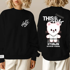 SKZ THIS & THAT Printed Crew Neck Sweatshirt