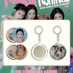 KiiiKiii "FAN CONCERT" Badge Mirror Keychain