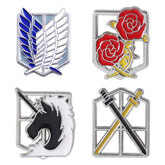 Anime Wings of Freedom Brooch Badge