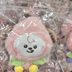 Peach CHIMMY COOKY MANG Plush Doll Pendant