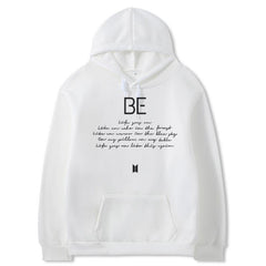 Unisex Casual Be KPOP Long Sleeve Hoodie