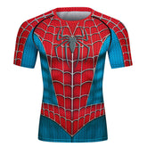 Cool Spider Fitness Training Elastic Slim Shirt