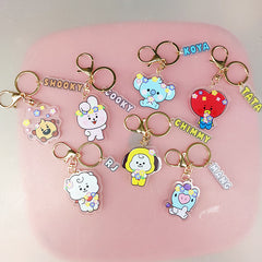 Kpop Double-sided Acrylic Keychain Pendant